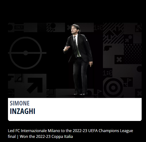 FIFA年度最佳教練候選名單|施蒙尼恩沙基(國際米蘭)