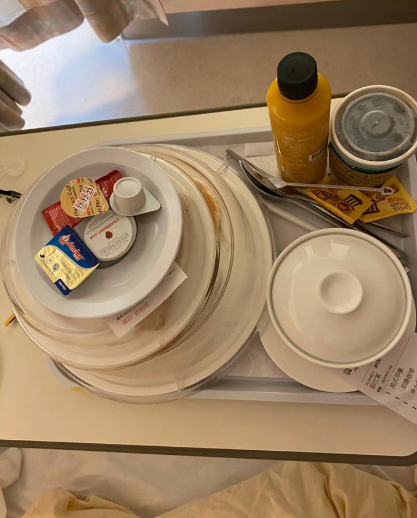 內地專科醫生轉去養和醫院後很滿意環境及食物。(圖片來源:小紅書)