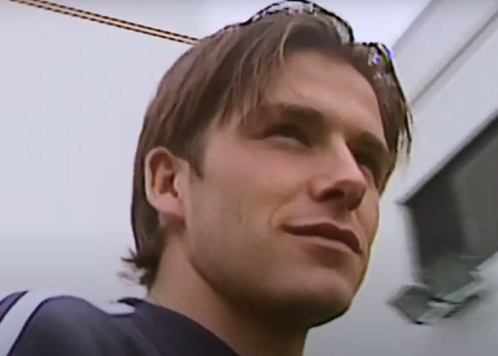 出英格蘭及前曼聯球星碧咸(David Beckham )的紀錄片《Beckham》(預告截圖)
