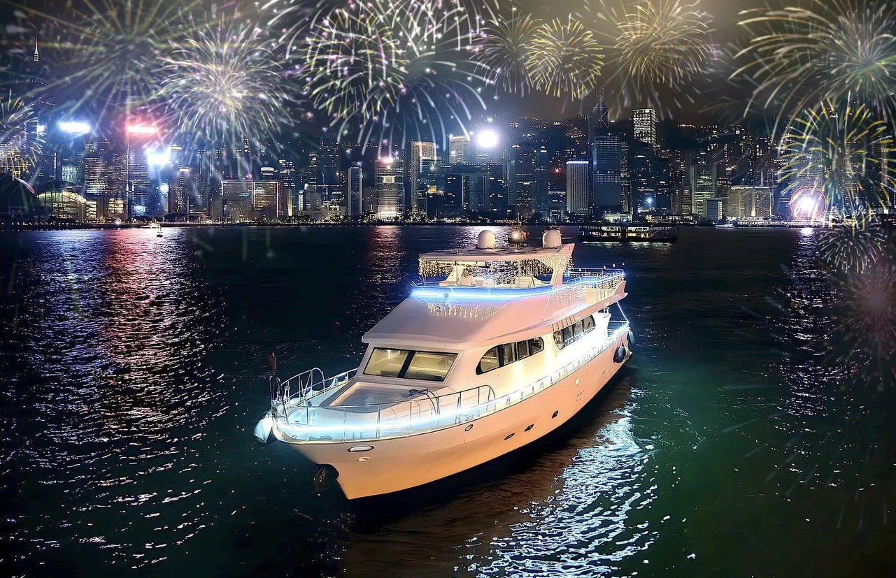 1/10煙花之夜 維多利亞港之旅