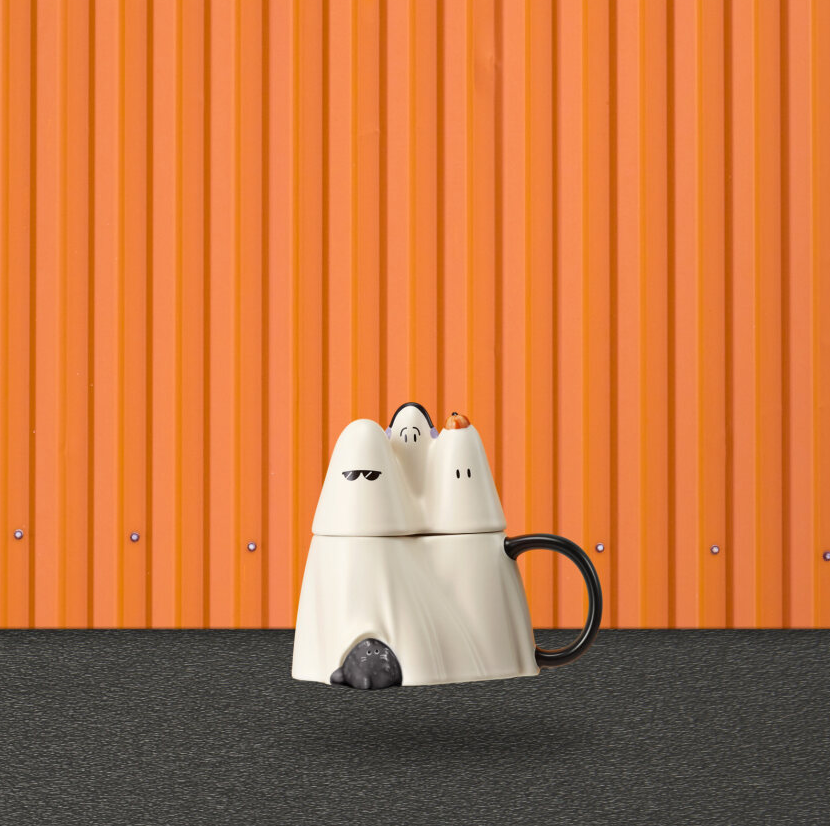 12oz 小鬼幽靈與小貓咖啡杯 HK$220 / MOP$230