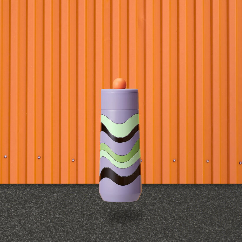 12oz 紫色波浪紋不鏽鋼隨行杯 HK$260 / MOP$270