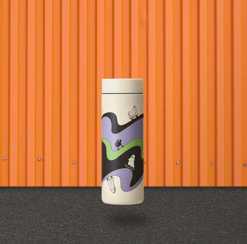 16oz 小鬼幽靈與冒險小貓不鏽鋼隨行杯 HK$280 / MOP$290