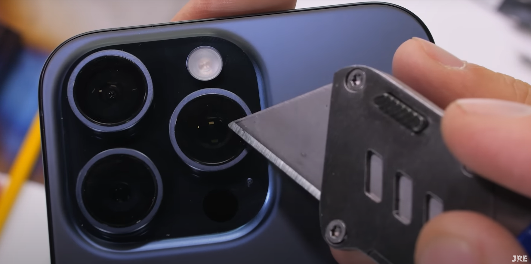 iPhone 15 Pro Max 測試過程。(互聯網)