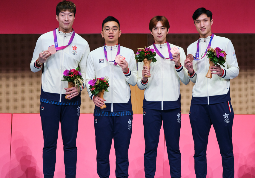 港隊男子花劍團體賽4強不敵南韓奪銅牌 (港協暨奧委會)