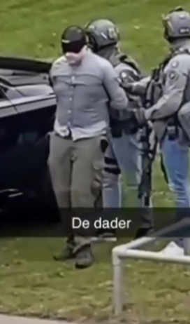 槍手被捕後表現合作 (影片截圖)