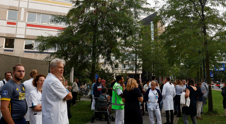 涉事大學醫院 (路透社)