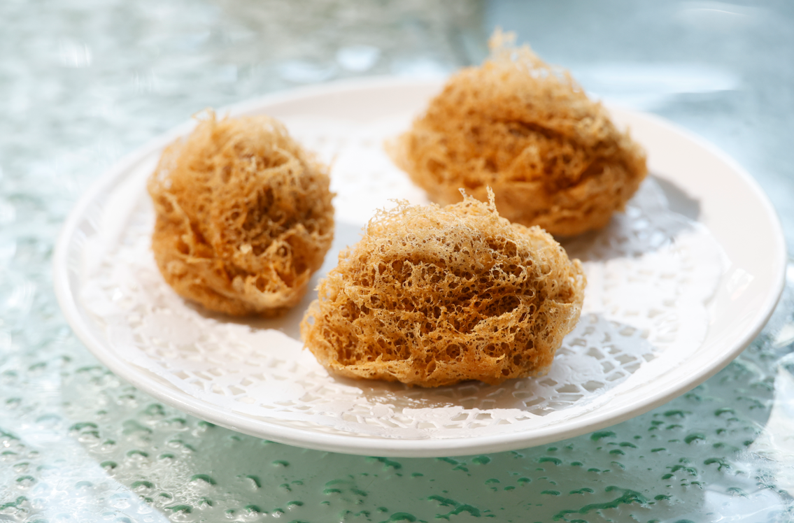 蜂巢芋角 $60 (攝:林俊源)