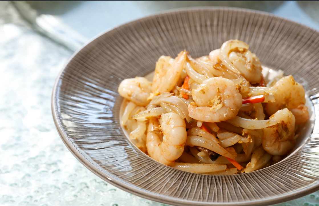 鮮蝦銀針粉 $118 (攝:林俊源)