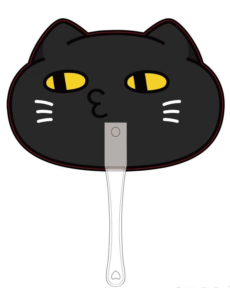 任何消費贈送黑猫扇子一把