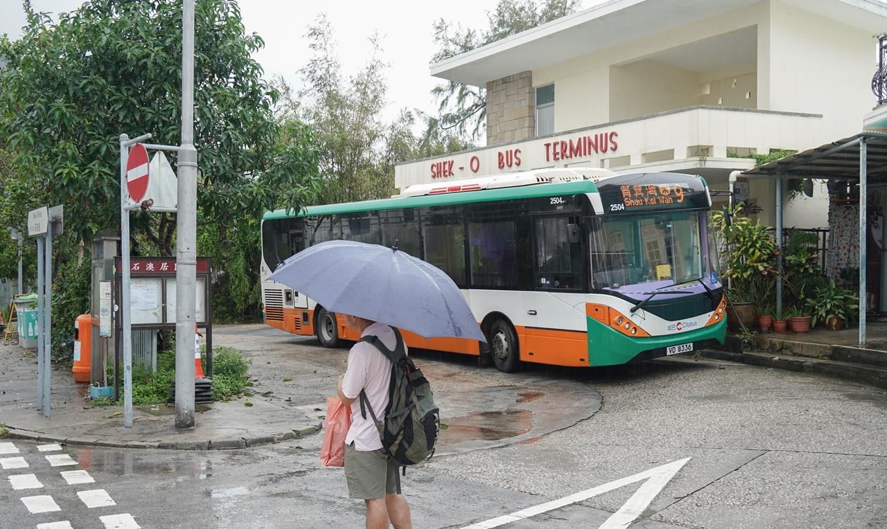 石澳道重開,城巴9號線恢復行駛。(資料圖片)