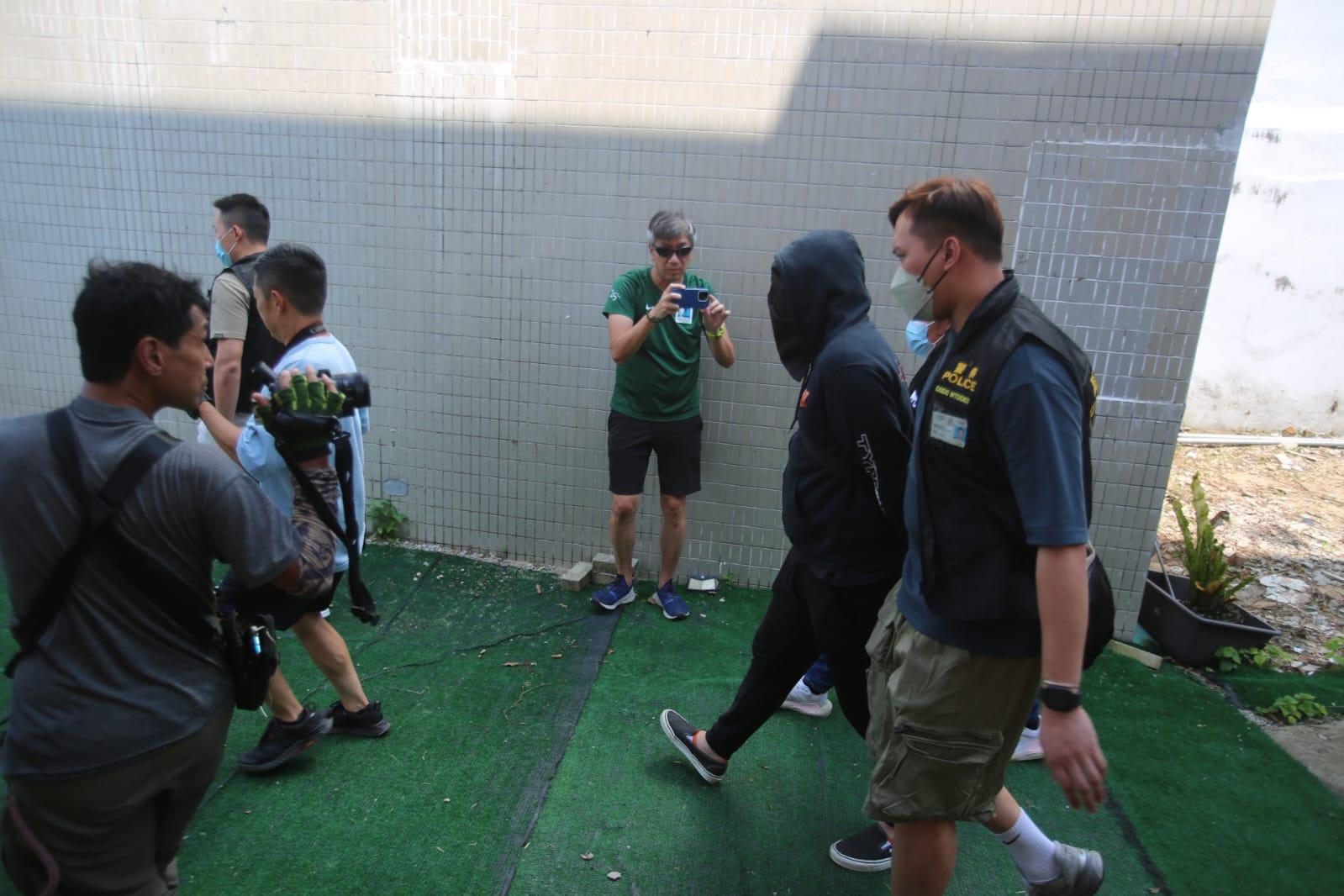 成奎安兒子被捕,警西貢南圍檢約1公斤大麻。