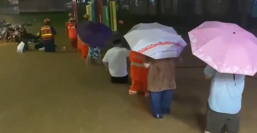 黑雨|深圳澄清排洪主要影響羅湖及福田區沿深圳河(微博圖片)