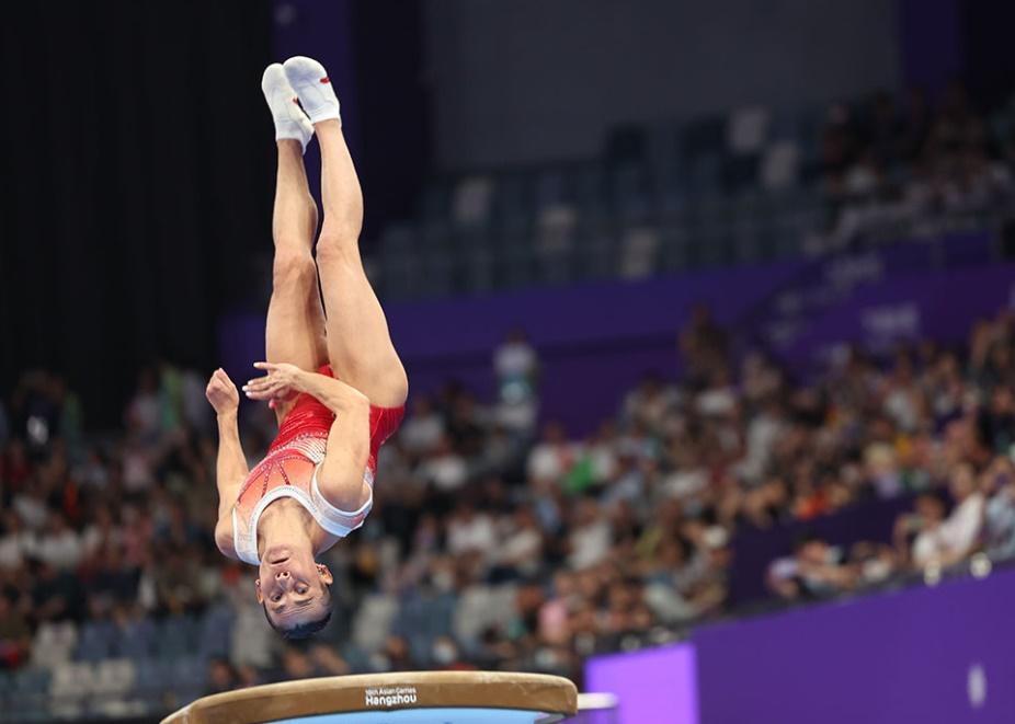 舒素雲天娜兩次跳馬都有不錯表現。(X)