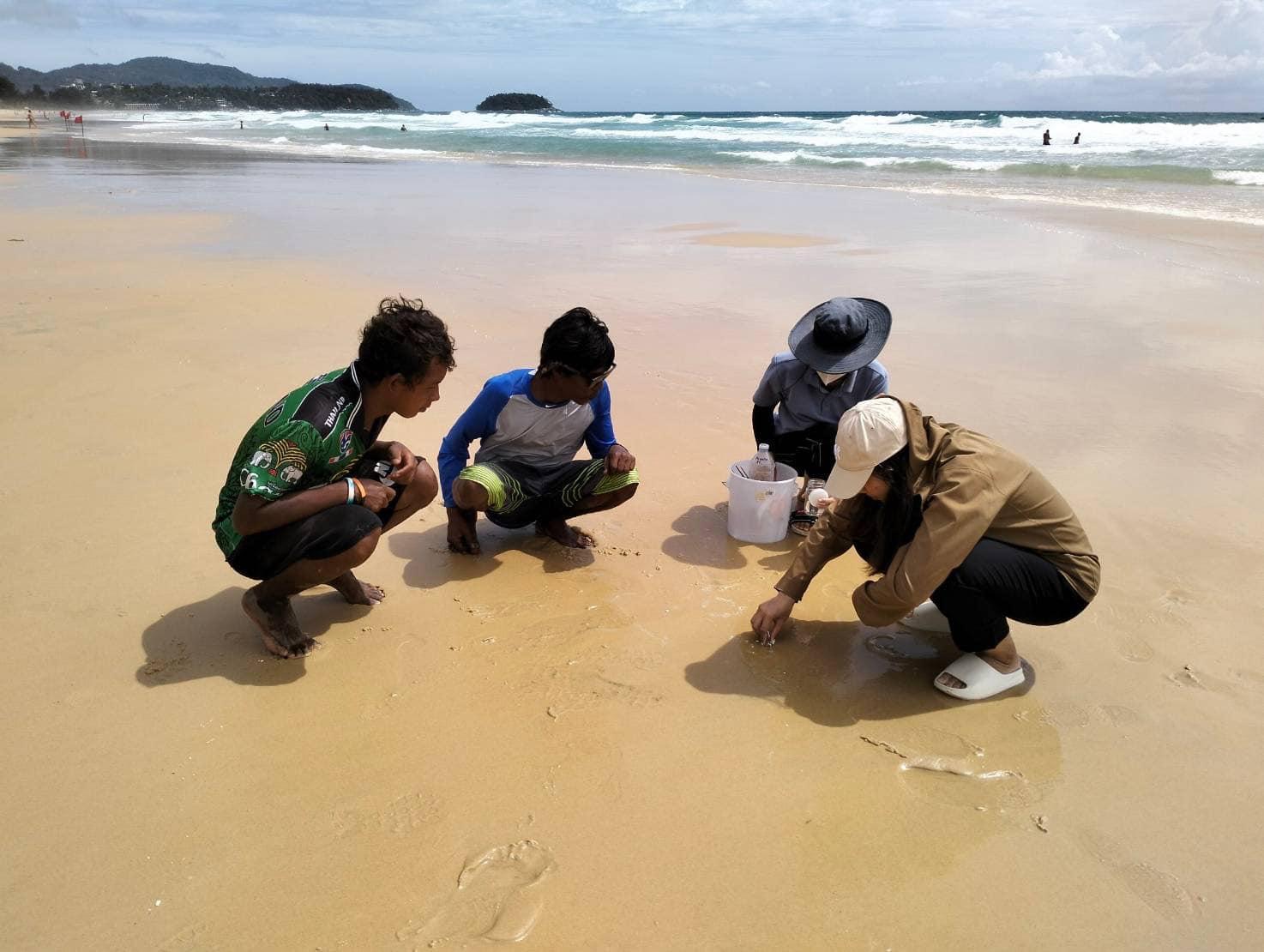 這種顏色鮮艷,看起來相當夢幻的海蛞蝓,近日被當地民眾發現在水中飄浮,當局獲報後立刻派員到現場調查。(泰國海洋與沿岸資源部@FB)