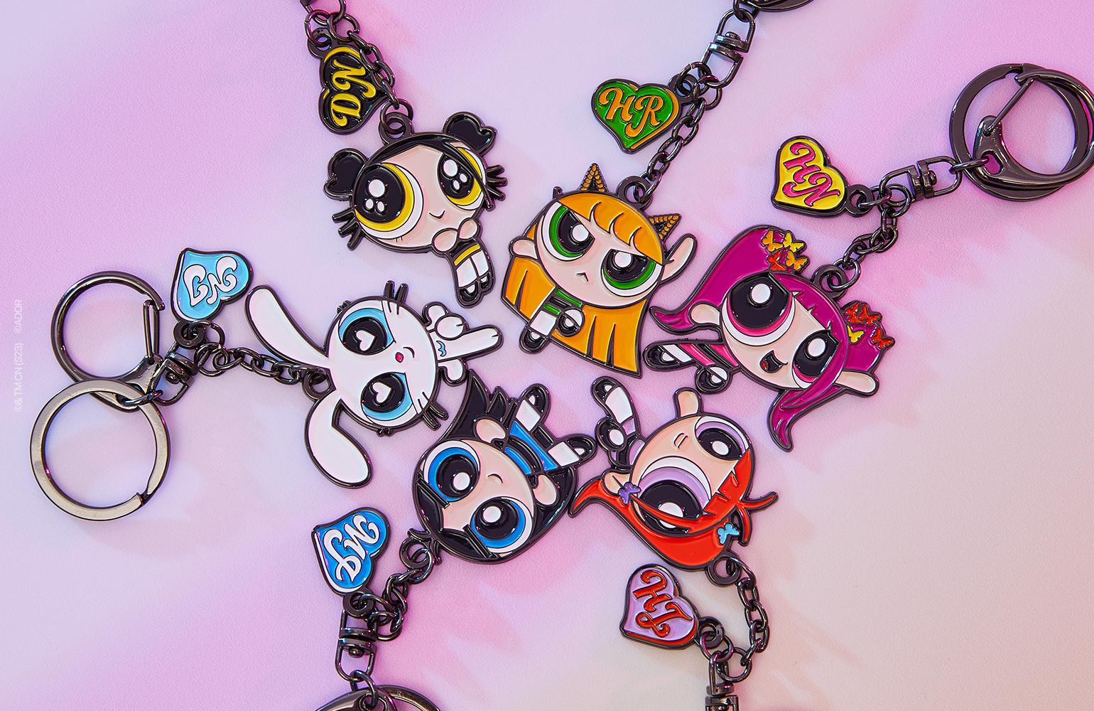 THE POWERPUFF GIRLS X NJ 貼紙套裝(每套港幣$69)、裝飾貼紙(每張港幣$39))