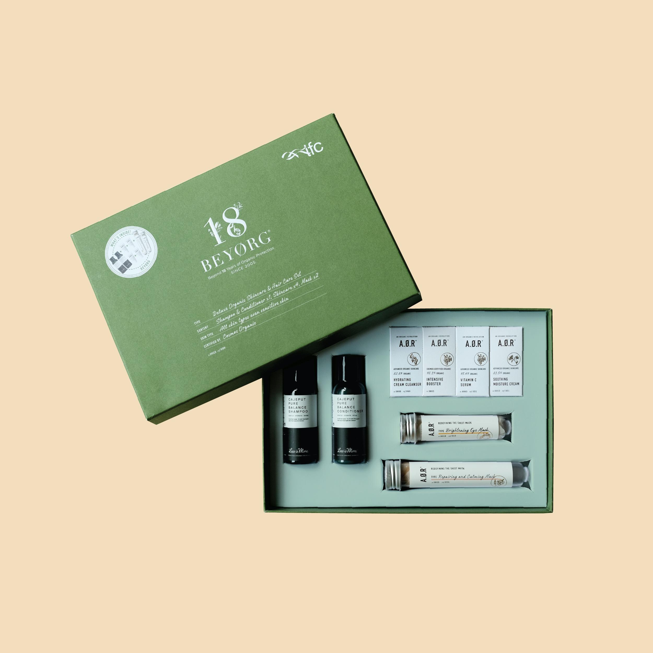香港夜繽紛商場優惠|ifc BEYORG有機面部及頭髮護理套裝禮盒