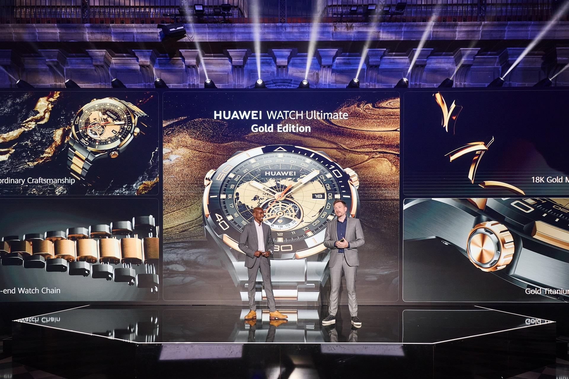 HUAWEI WATCH Ultimate Gold Edition也同場亮相。