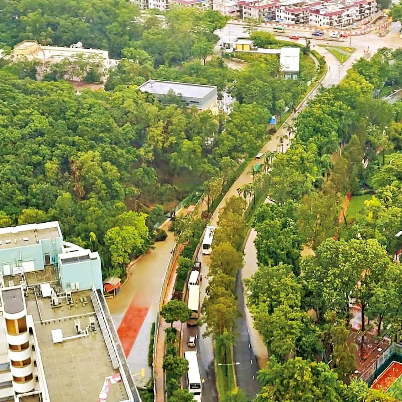 暴雨 水浸 將軍澳