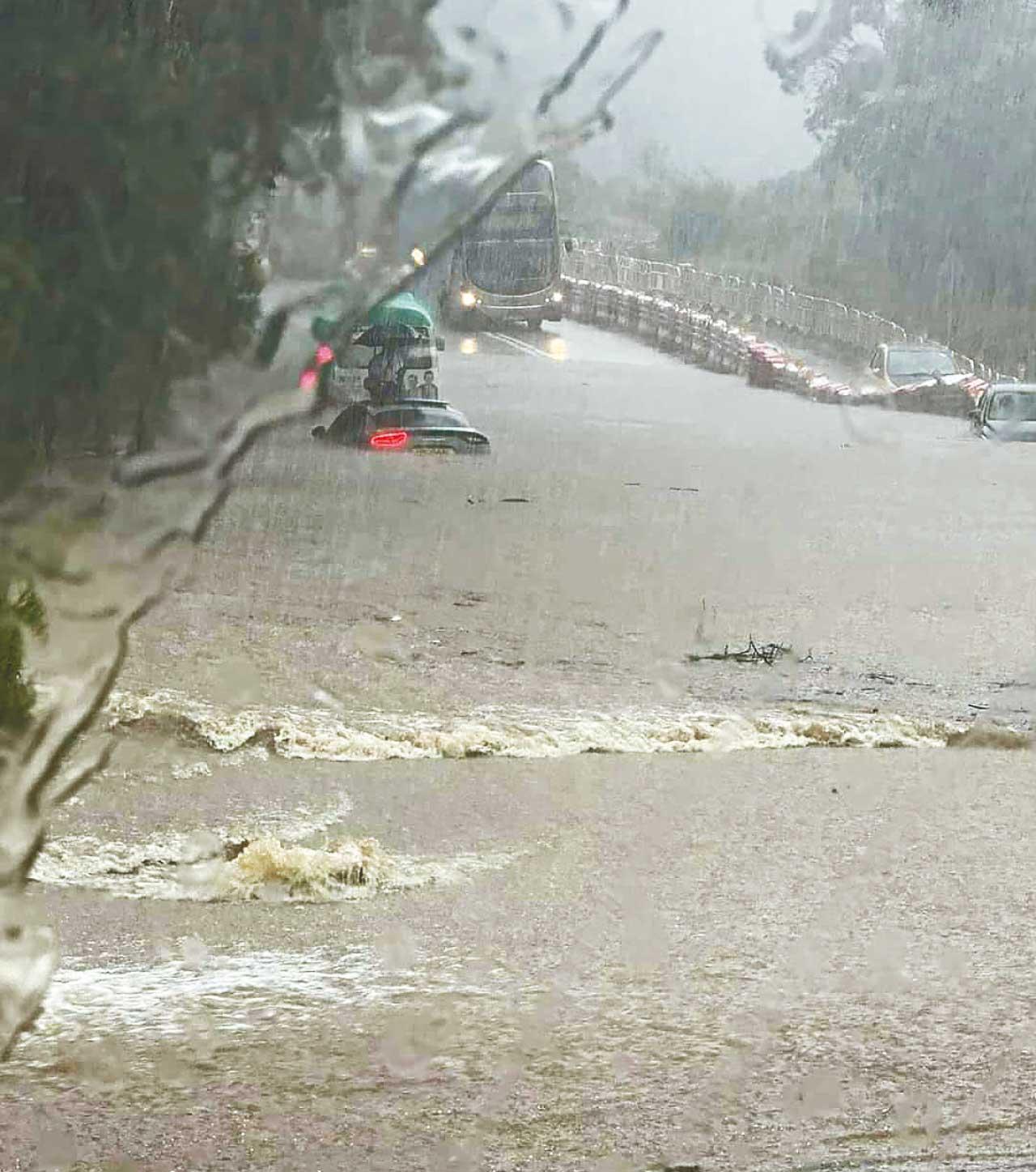 暴雨 水浸 寶琳路