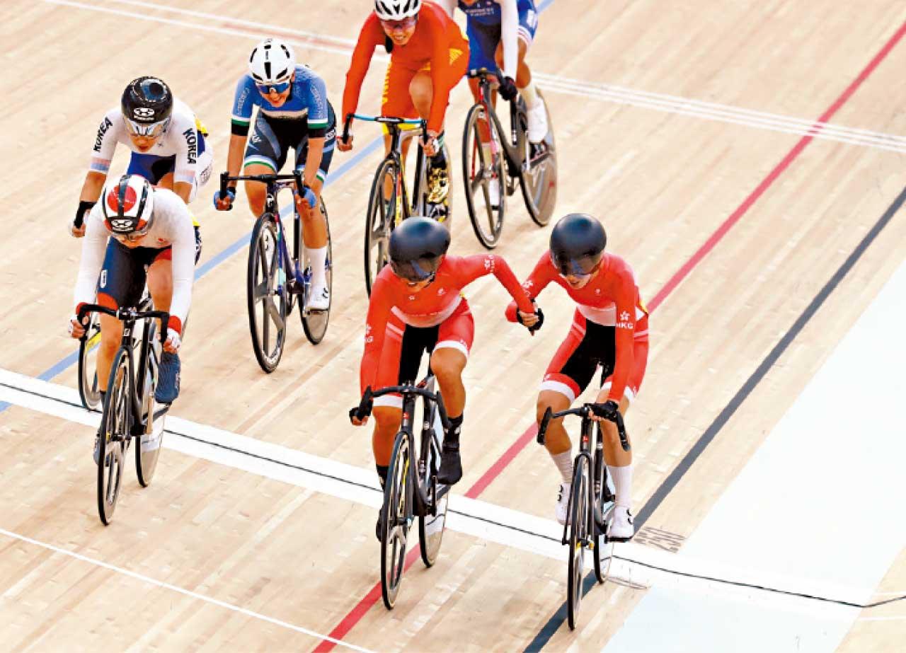 港隊組合女子麥迪遜賽摘銀