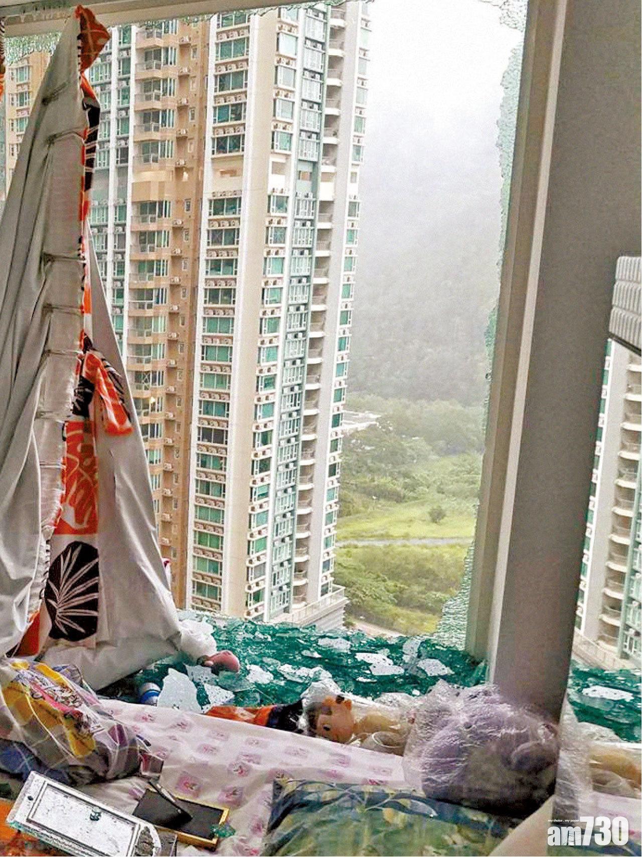 山竹颱風對香港破壞嚴重。(資料圖片)