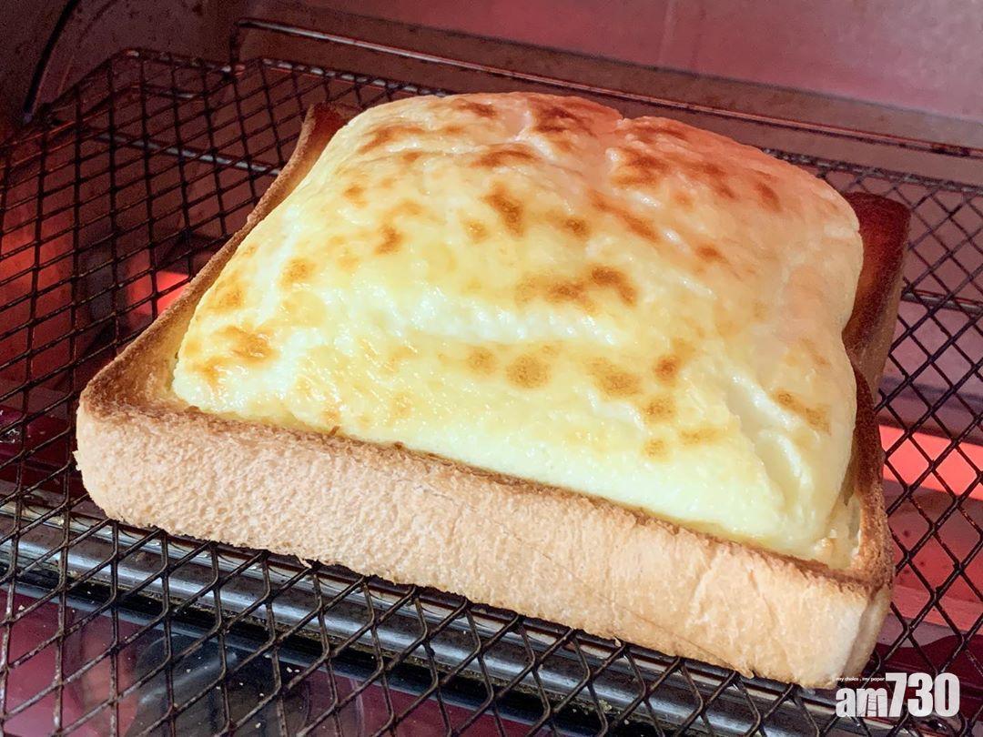 日式吐司食譜 巴斯克芝士蛋糕吐司(圖片來源:cookpadi)
