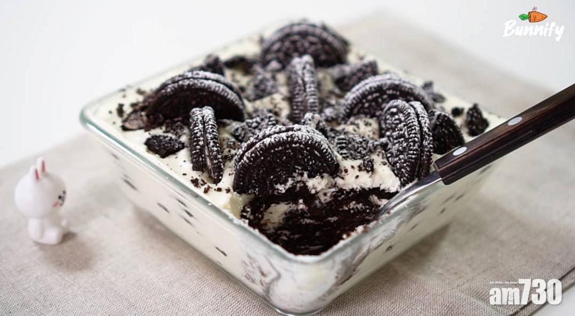 OREO食譜|OREO食譜|5. Oreo Icebox一整盒大口地吃就像在吃雪糕。(instagram@bunni_fy)