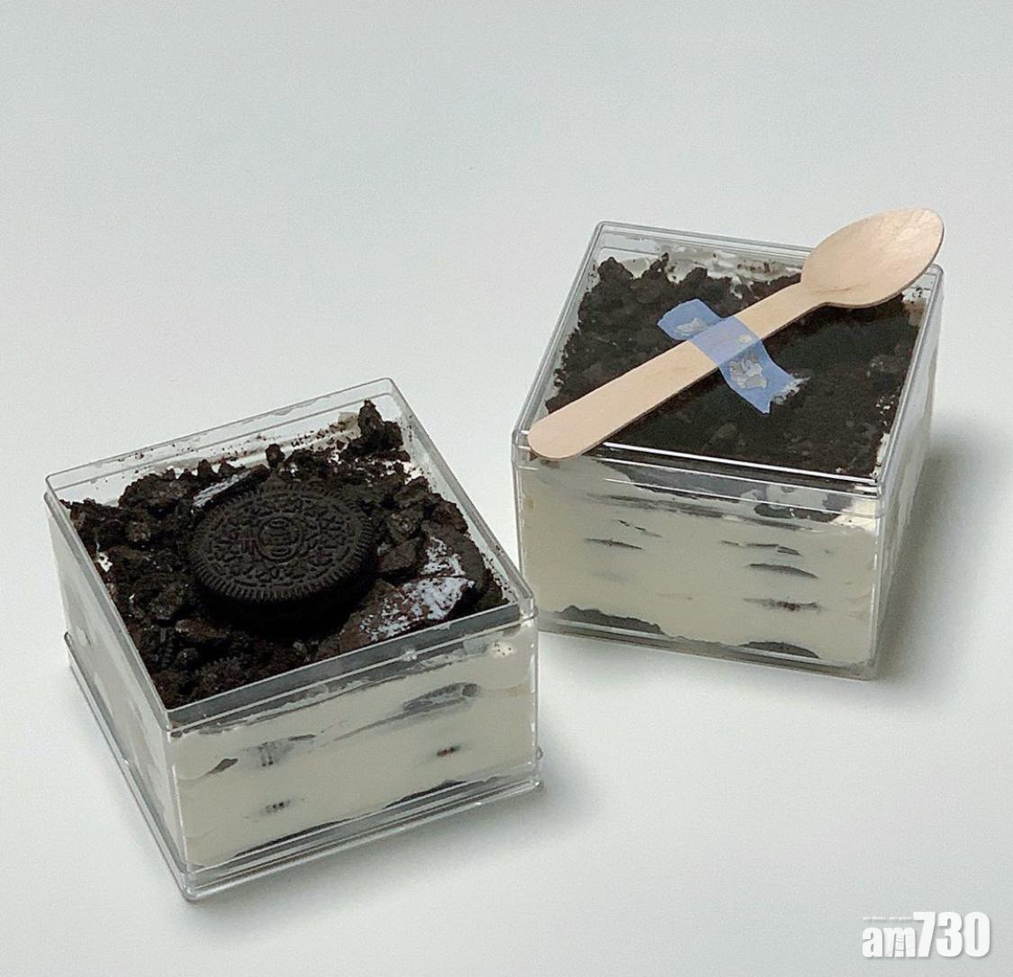 OREO食譜|OREO食譜|5. Oreo Icebox如果想送禮的話,可用較小的盒子。(instagram@mangmangbaee)