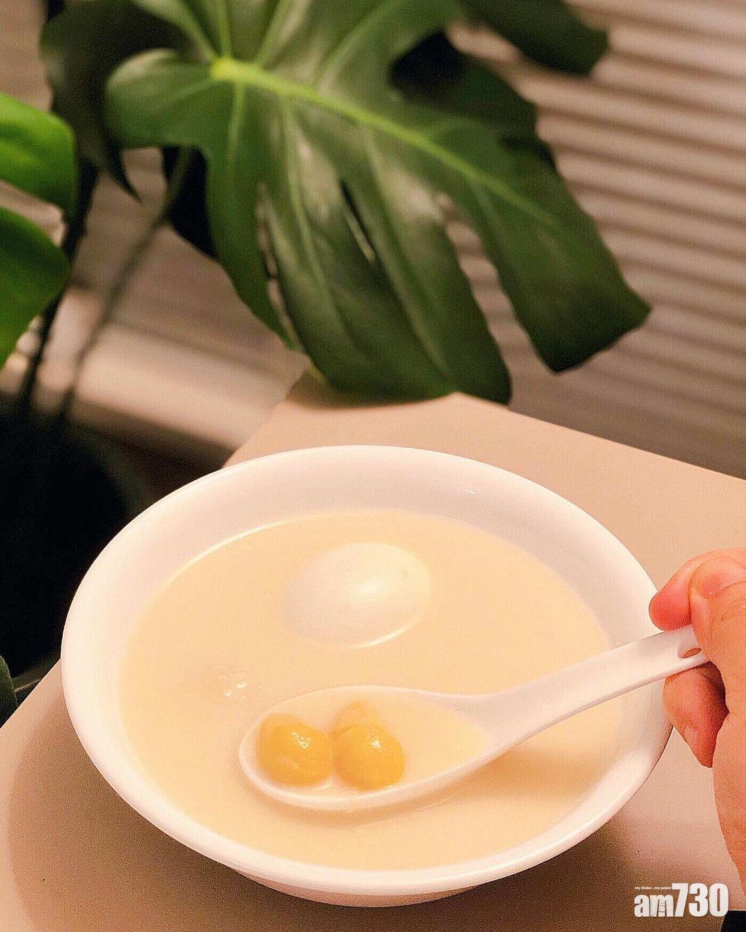 糖水食譜|腐竹雞蛋糖水如想節省功夫,可買已預先處理好的白果。(instagram@foodiecole)