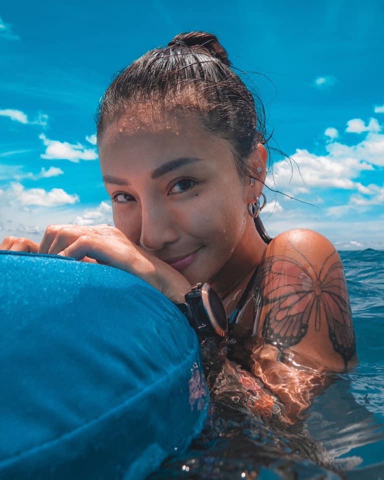 梁云菲 是前「國光女神」。(梁云菲IG)