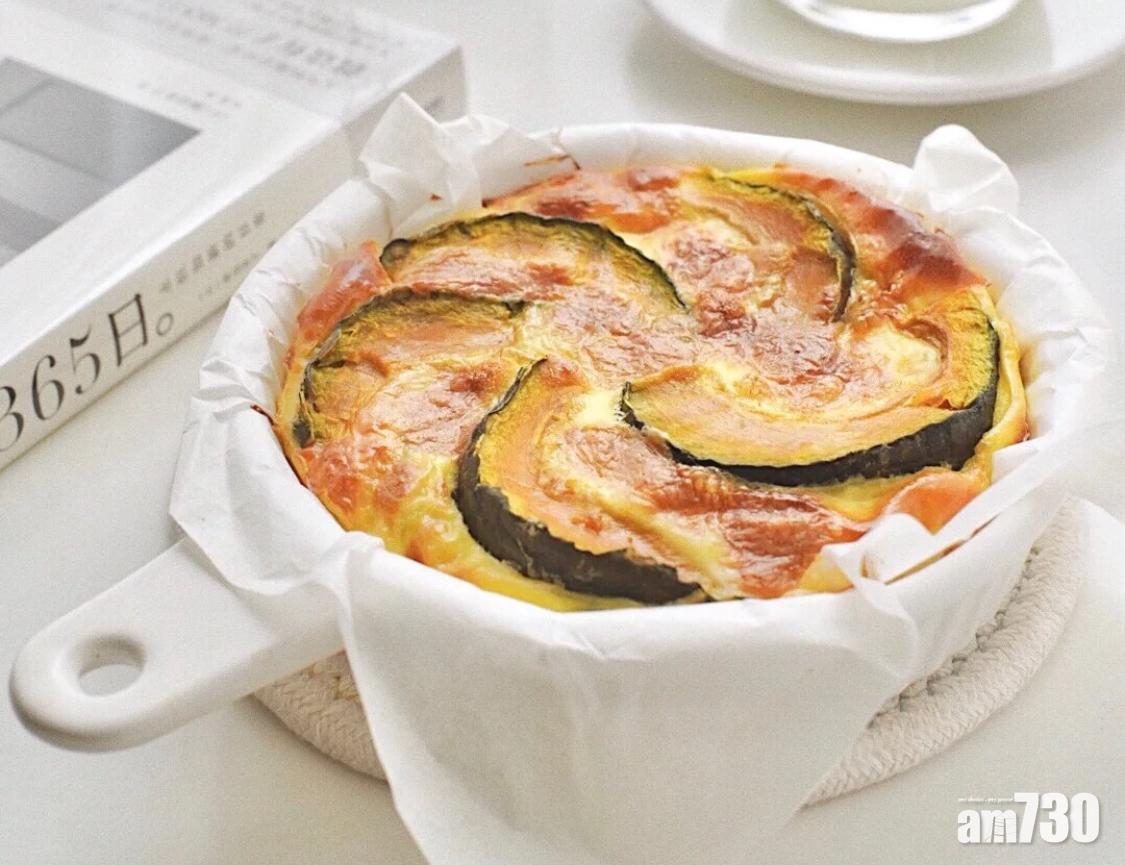 減肥甜品食譜|果仁燕麥焗蛋可以用南瓜代替粟米粒。