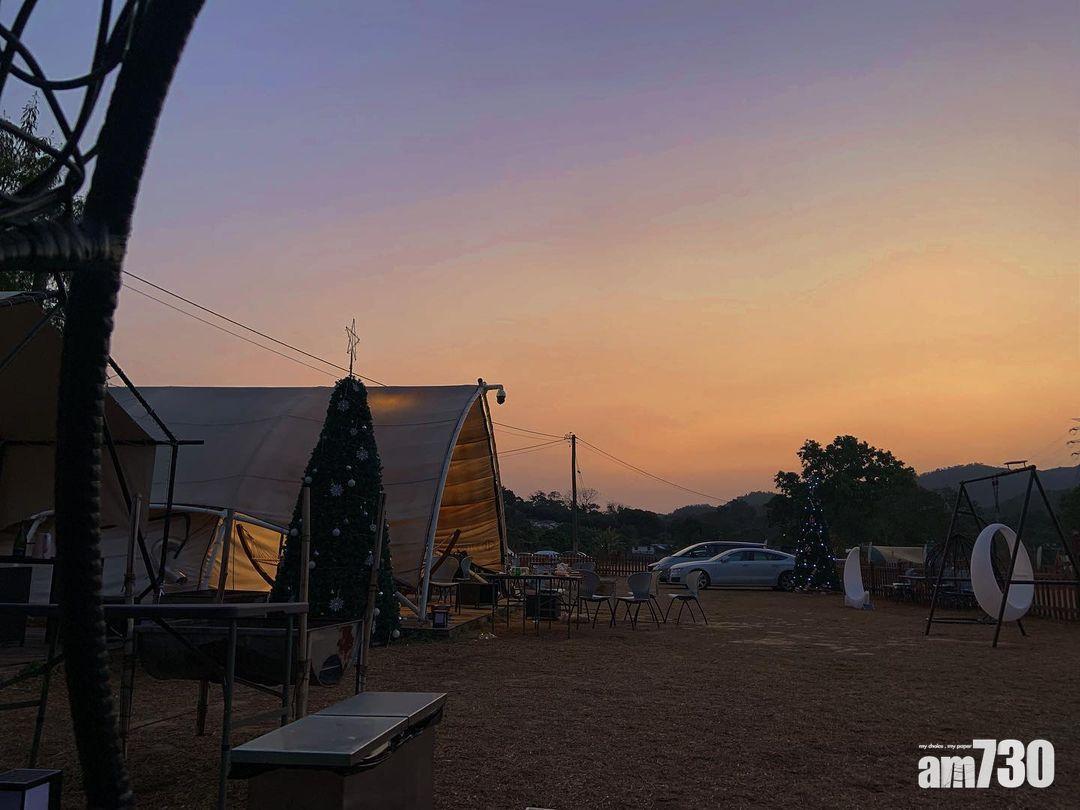 中秋節好去處 流浮山有不少glamping及露營地。(IG: nicoleeeeeee_lls)