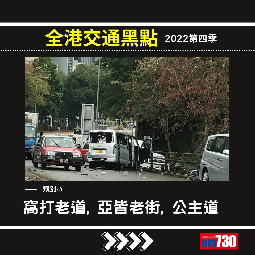 交通黑點|2022第4季(資料來源運輸署,am730製圖)