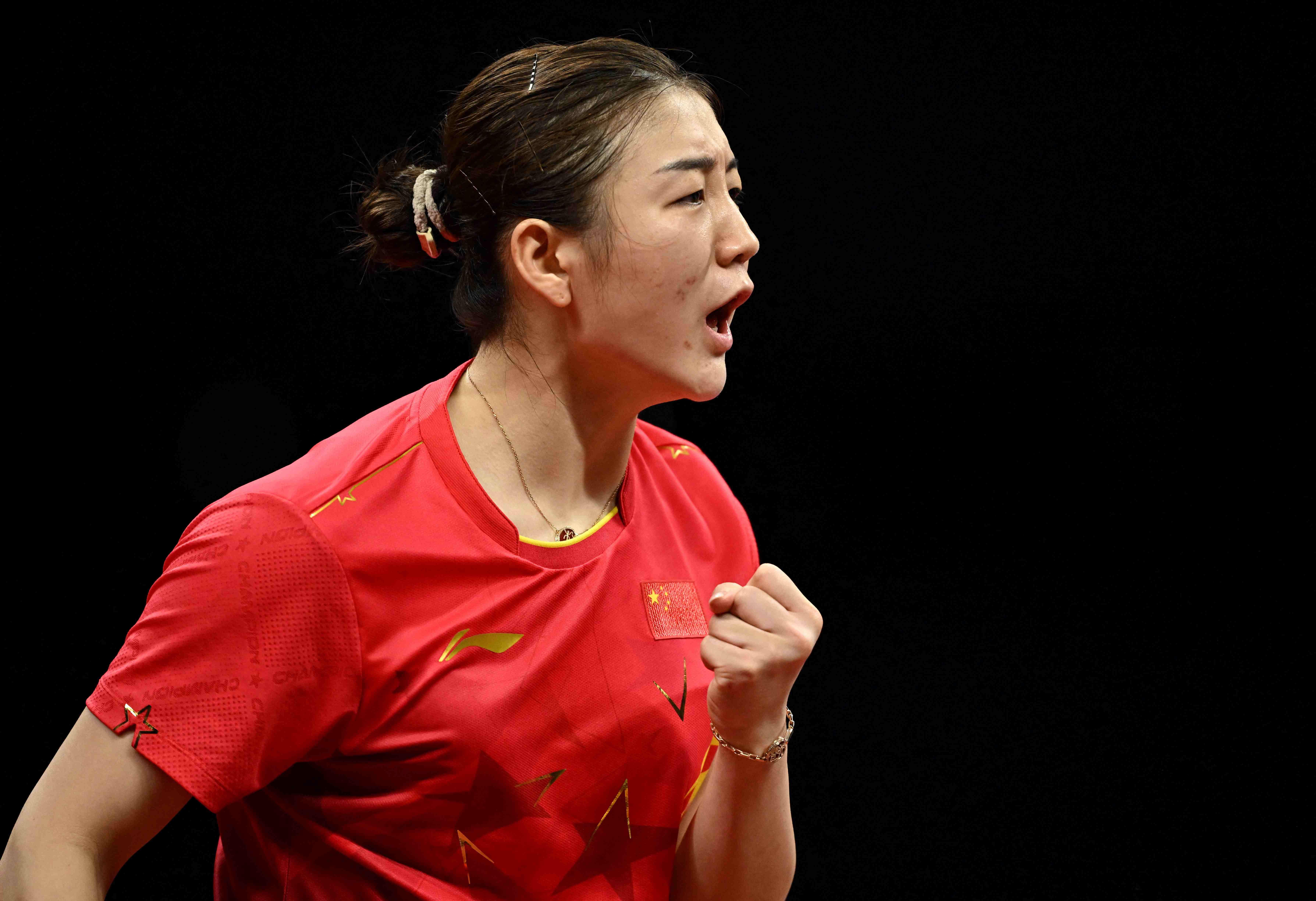 杭州亞運乒乓波女子團體決賽。(路透社)