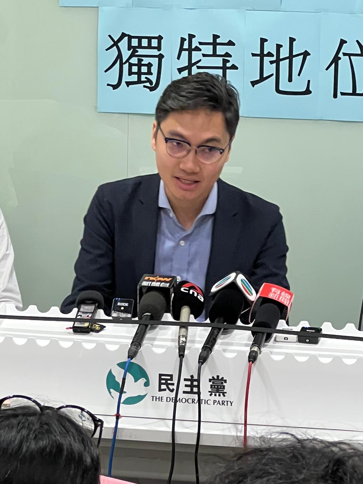 施政報告2023|民主黨建議書無政制章節 羅健熙否認刻意迴避政制問題(民主黨提供)