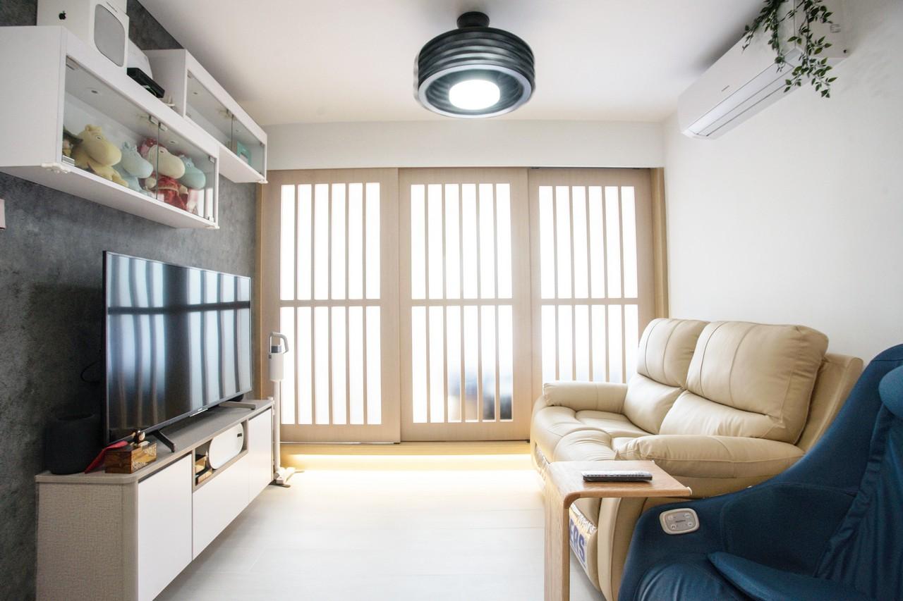 「貼地」的傢俬能讓細小的空間變得寬敞