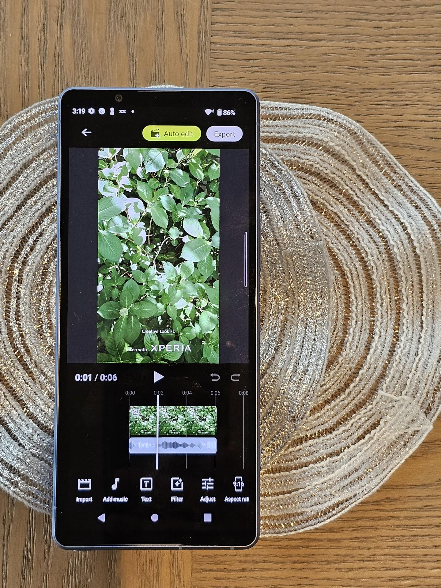 Video Creator介面簡單易用。