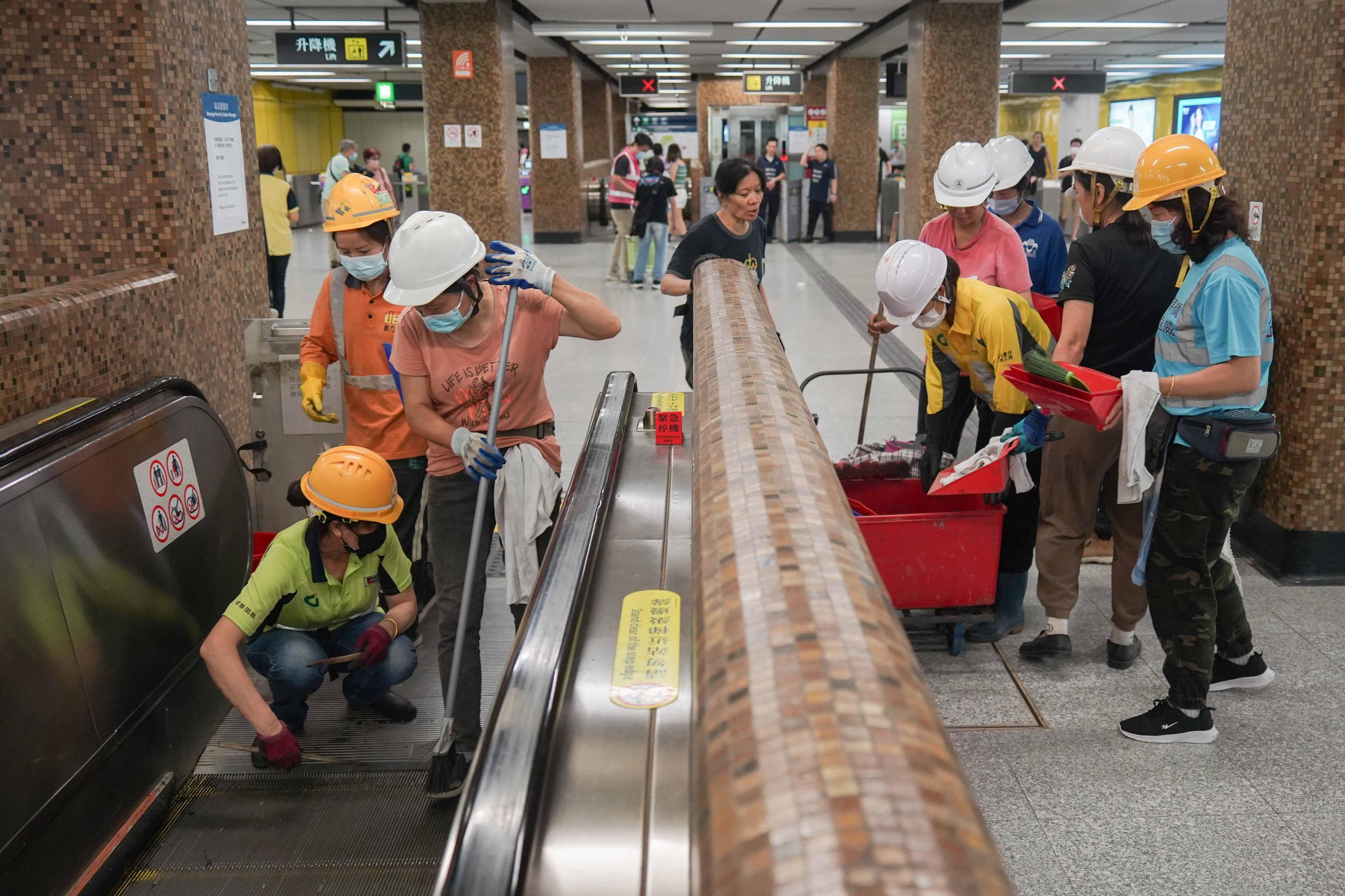 黃大仙 暴雨後市面情況