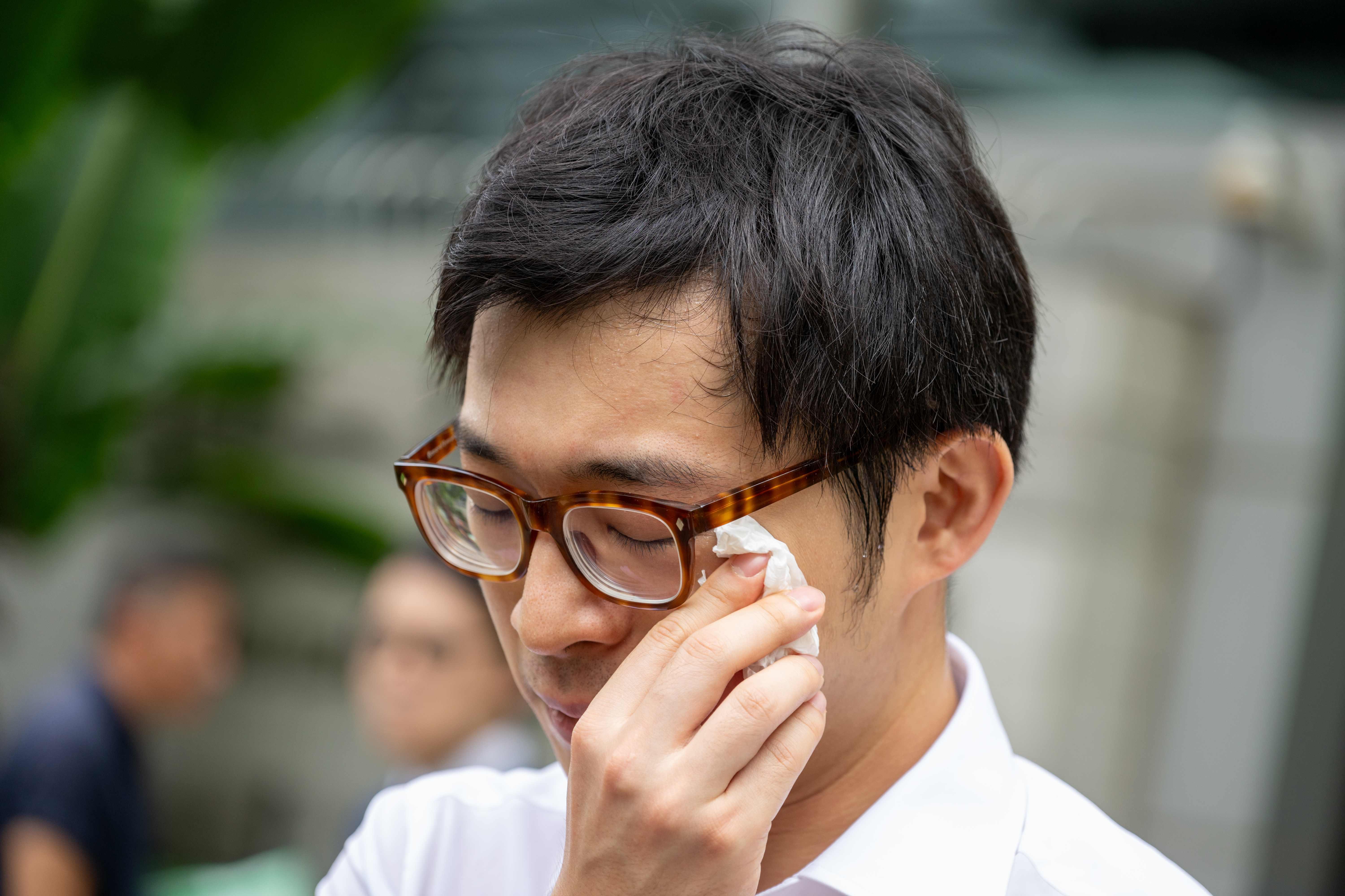 警察總部 林作與律師到警察總部提供有用資訊 林作