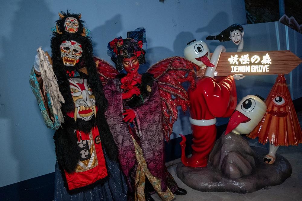 在高峰樂園與鬼魂搏鬥──妖怪の森