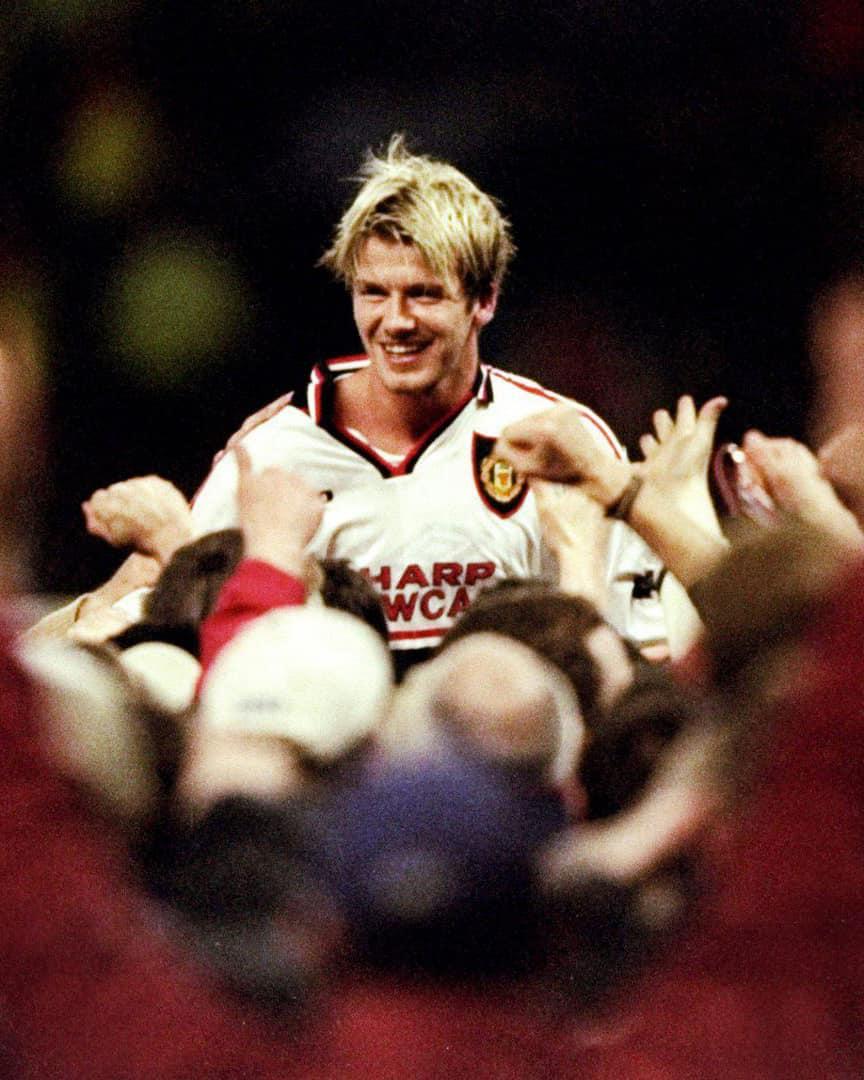 前曼聯球星碧咸(David Beckham )。(碧咸FACEBOOK)