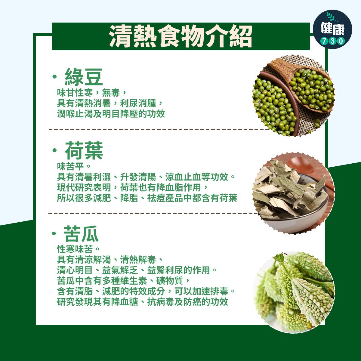 清熱食物|苦瓜紅豆豬骨湯及苦瓜茶食譜(am730製圖)