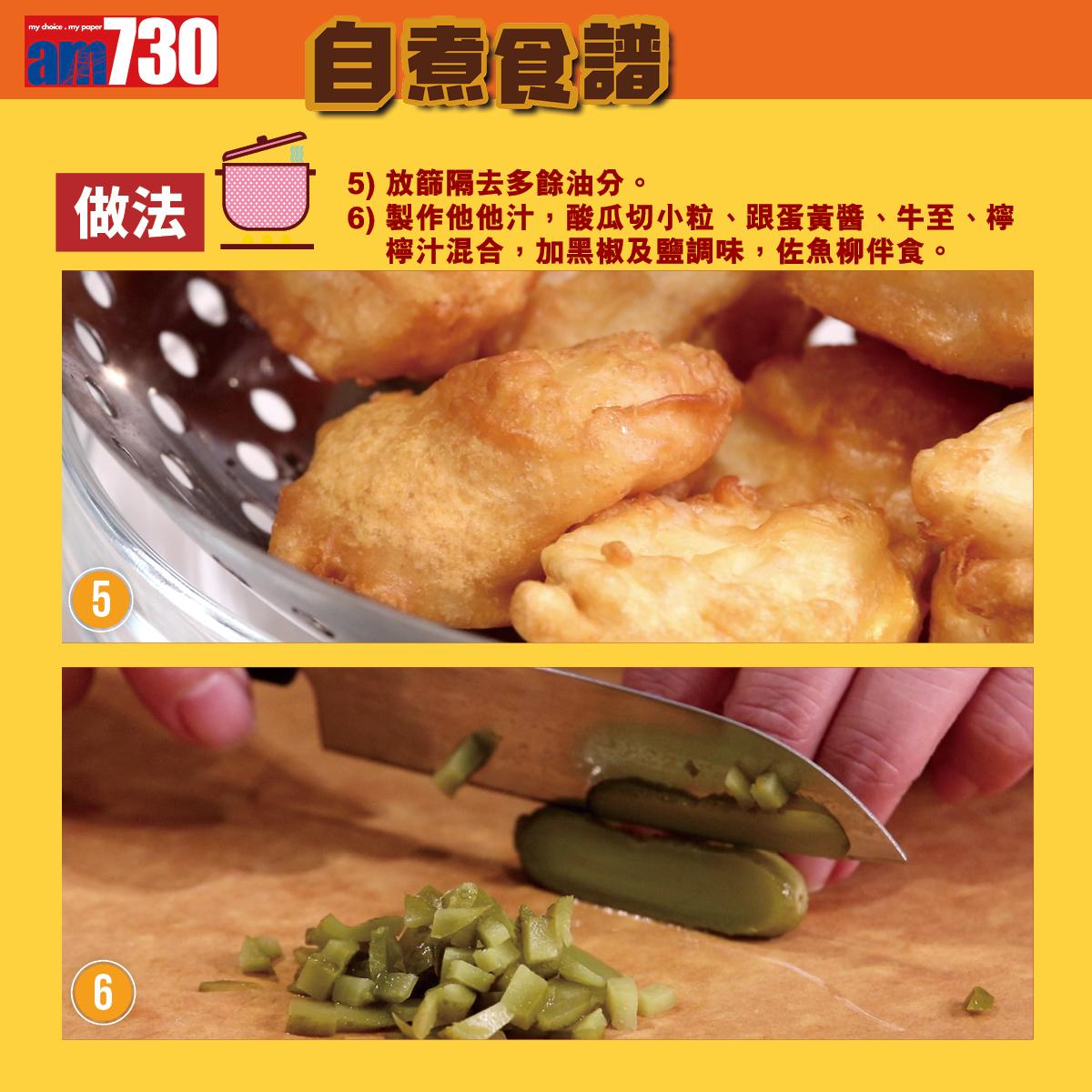炸魚柳食譜(am730製圖)