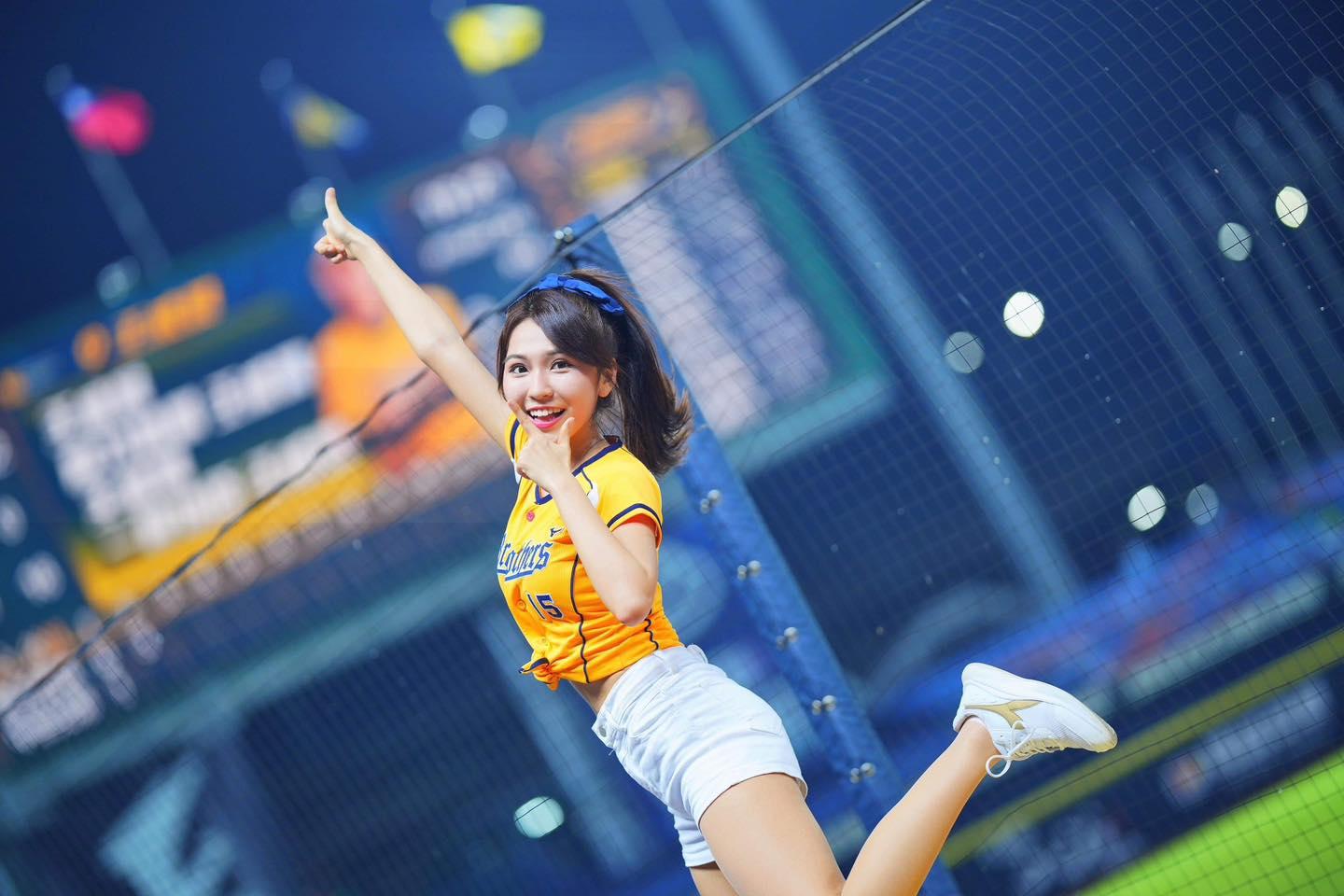 中信兄弟啦啦隊成員Peggy黃沛祺又稱玩美女孩。(Peggy黃沛祺 IG)