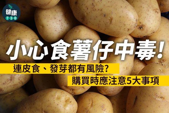 食物營養|薯仔小心中毒,買薯仔時注意事項(am730製圖)