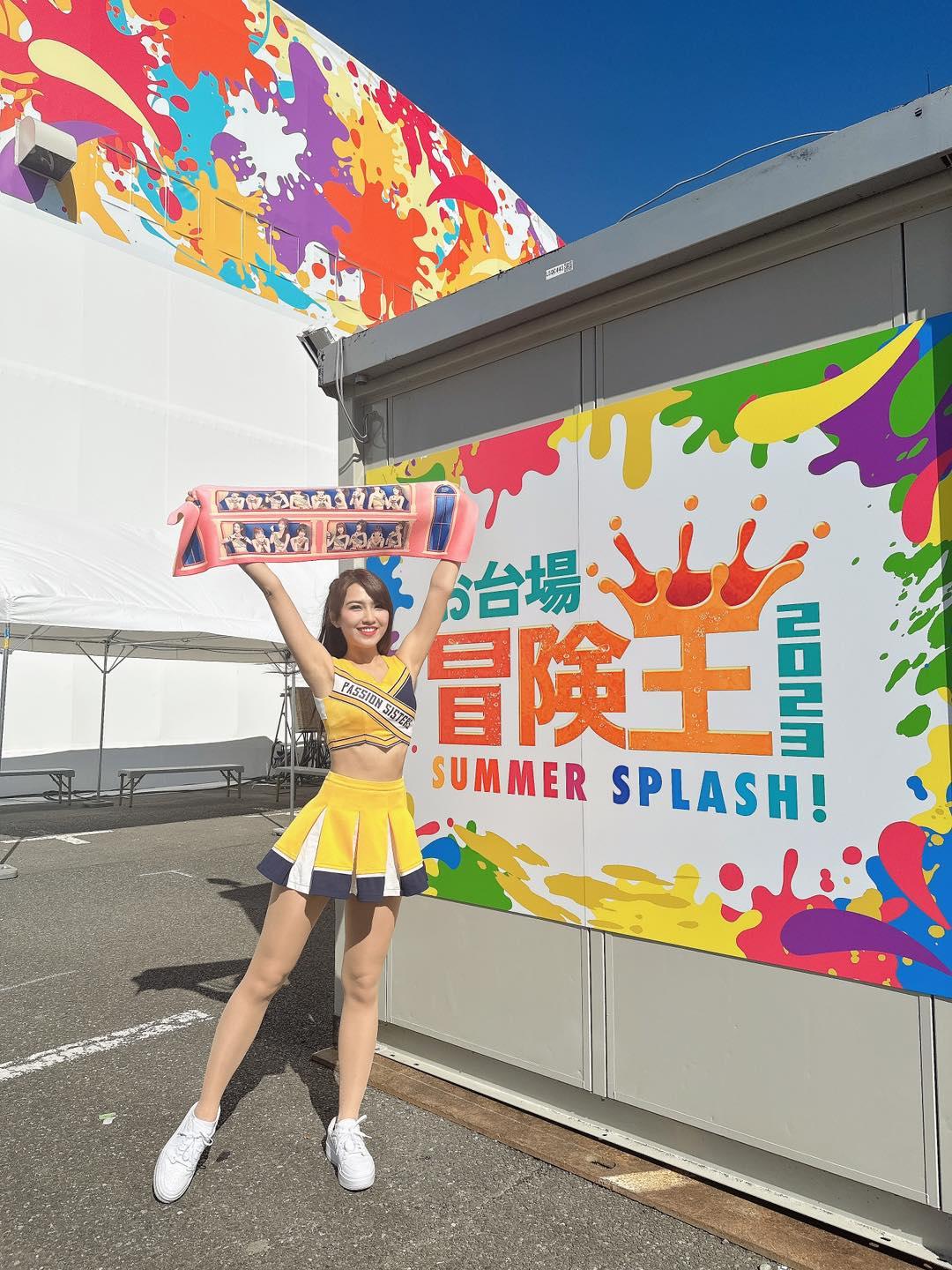 中信兄弟啦啦隊成員Peggy黃沛祺又稱玩美女孩。(Peggy黃沛祺 IG)