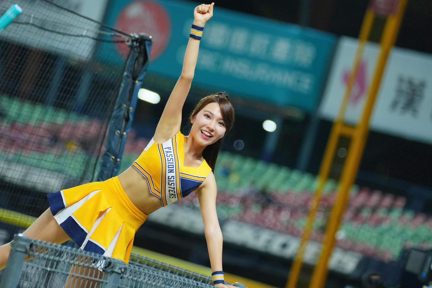 中信兄弟啦啦隊成員Peggy黃沛祺又稱玩美女孩。(Peggy黃沛祺 IG)