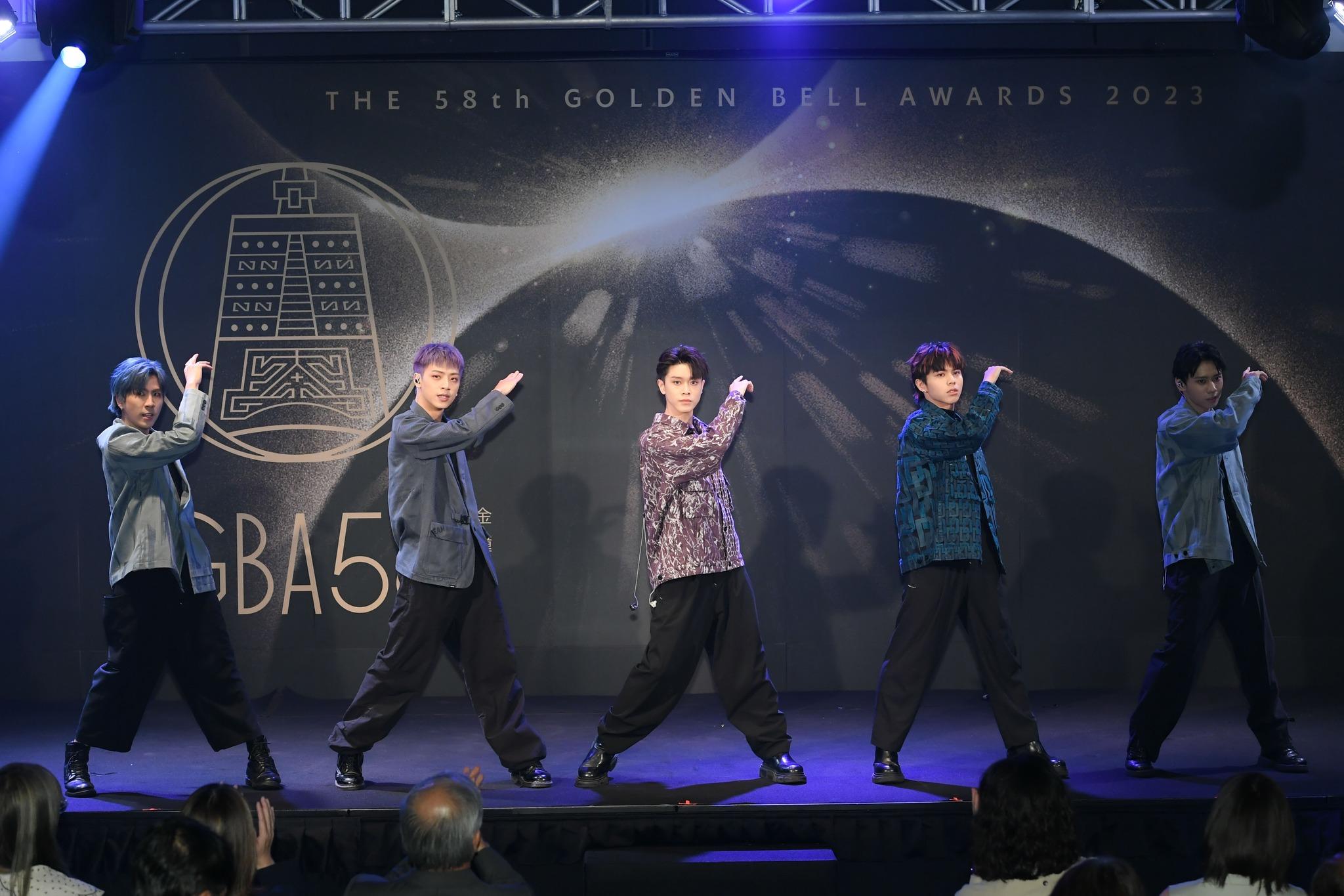 ALL IN 5為金鐘獎入圍派對演出。(金鐘獎FB)