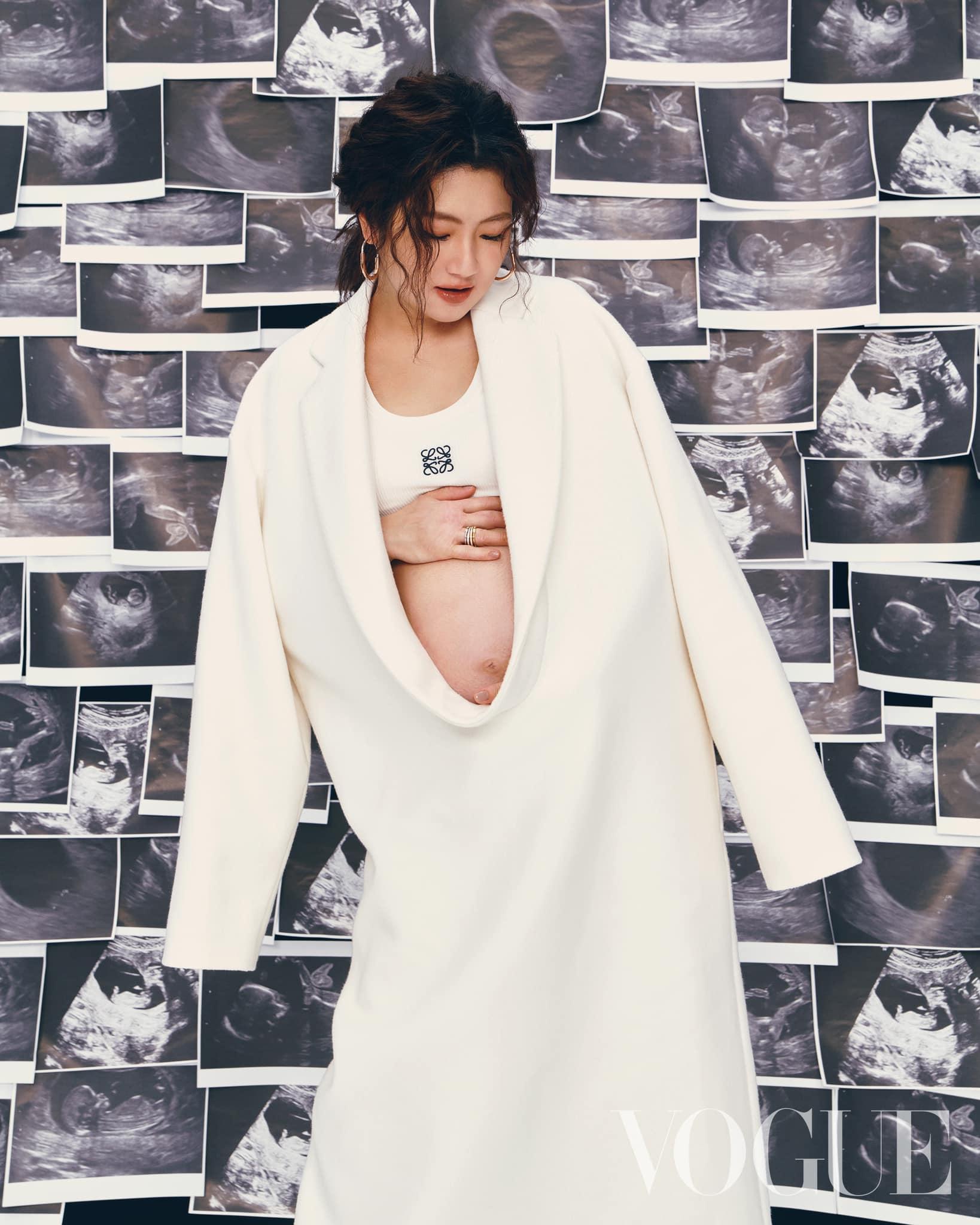 Selina任家萱誕小腰果後 回帶曬大尺度懷孕照露肚皮(Selina任家萱 IG)